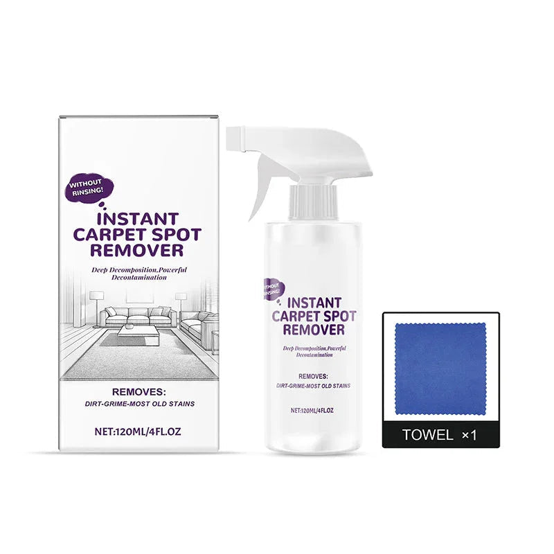 🥳2026 HOT SALE🥳💞50K+ SOLD!☕️🧼 50% OFF! Powerful Carpet Stain Remover – No harsh fumes, hypoallergenic. Fast‑drying formula. Spray, wait, wipe – done. Restores carpet like new. 🏡💚