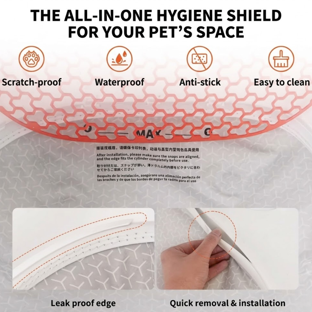 Premium Anti-Stick Silicone Liner for | Scratch-Proof & Leak-Free Cat Litter Mat