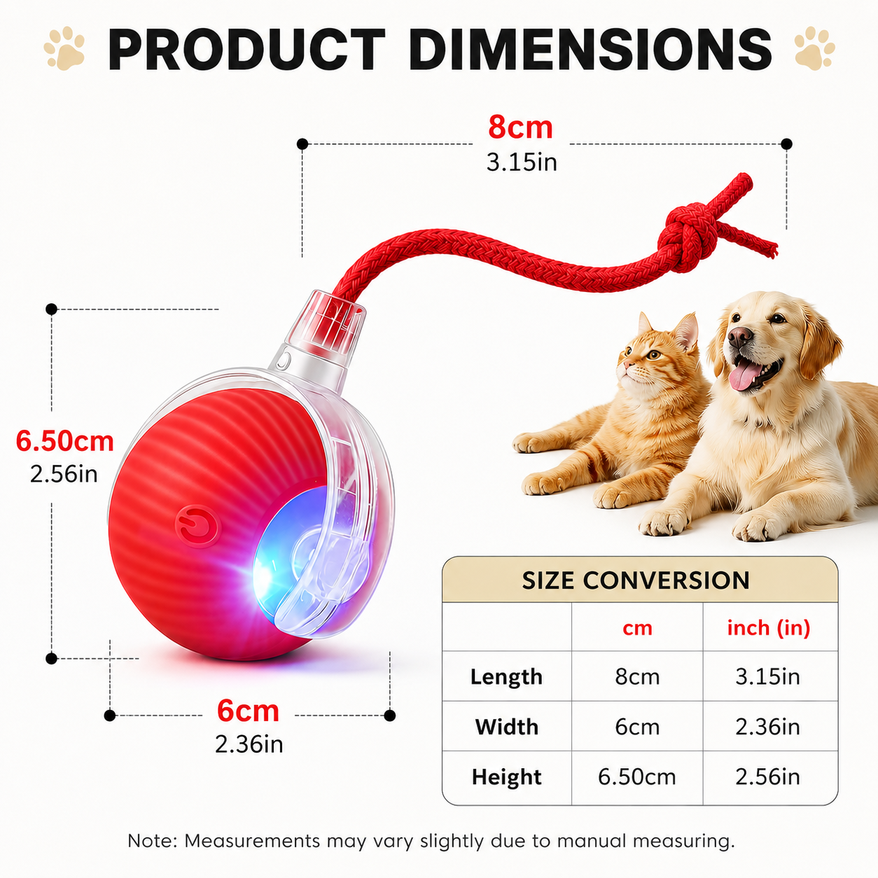 Smart Interactive Automatic Electric Rolling Moving Rechargeable Motion Activated Rolling Cat Dog Interactive Ball Toy
