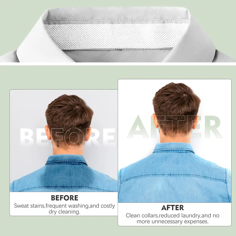 🔥Last Day 50% OFF🔥2 Rolls Invisible Sweat Pads & Collar Protectors for Shirts – Unisex Sweat Guard