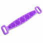 🛁 Double-Sided Silicone Back Scrubber-Easily exfoliate dead skin