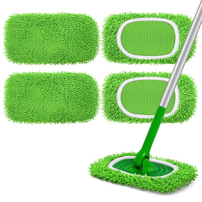 🧹 50% OFF NOW!✨ Washable Microfiber Mop Pads – Reusable, Pet Hair Trapping & Streak-Free Floor Cleaning 🌿