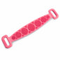 🛁 Double-Sided Silicone Back Scrubber-Easily exfoliate dead skin
