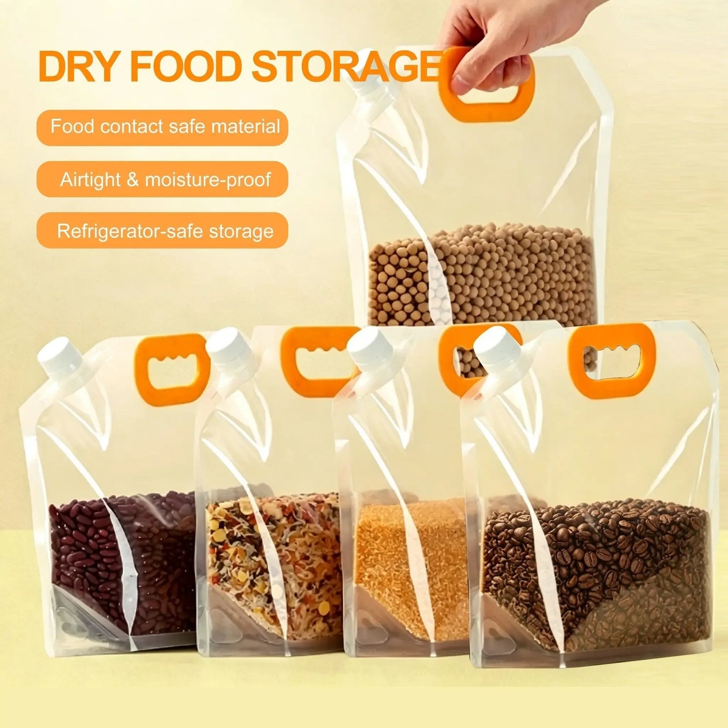 💕🌾Airtight Grain Storage Bags with Handle