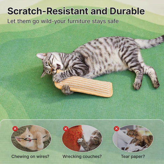 Catnip Kicker Toy: 6000mg Organic Catnip & Durable Sisal Scratching Toy for Indoor Cats & Kittens