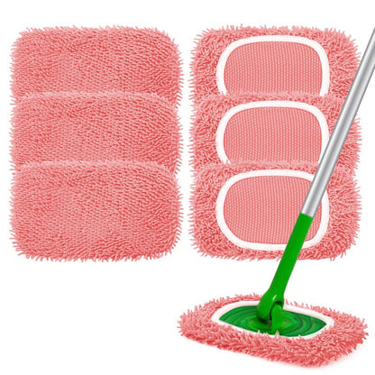 🧹 50% OFF NOW!✨ Washable Microfiber Mop Pads – Reusable, Pet Hair Trapping & Streak-Free Floor Cleaning 🌿