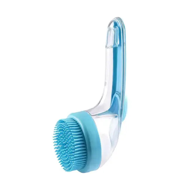 🔥 60% OFF NOW!✨ PetScrubFlow Bath Brush – Soft Silicone Bristles for Deep Cleaning & Gentle Massage 🐕