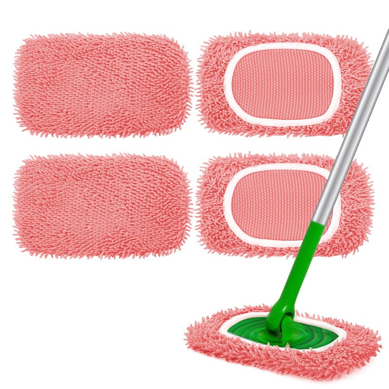 🧹 50% OFF NOW!✨ Washable Microfiber Mop Pads – Reusable, Pet Hair Trapping & Streak-Free Floor Cleaning 🌿