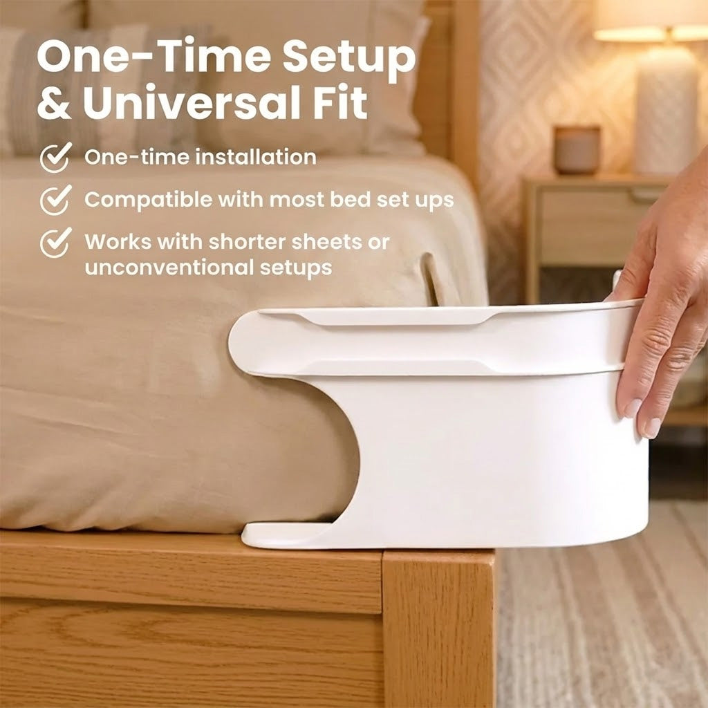 Fitted Bed Sheet Holders Firm Sheet Grip 𝘸𝘪𝘵𝘩 𝘐𝘯𝘷𝘪𝘴𝘪𝘣𝘭𝘦 𝘚𝘵𝘳𝘪𝘱𝘴