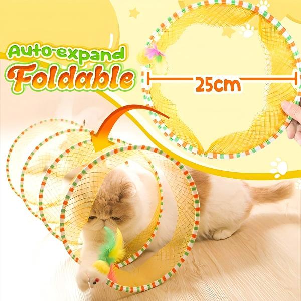 Self-play Cat Hunting Spiral Tunnel Toy