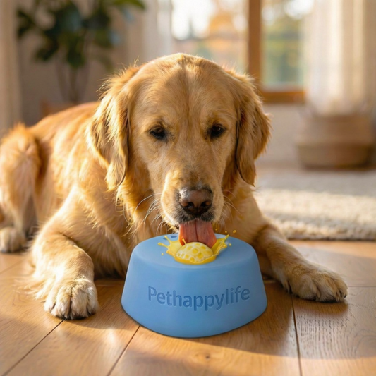 Rotating Lick Bowl 🌀 Interactive Slow Feeder | Anxiety Relief & Mess-Free