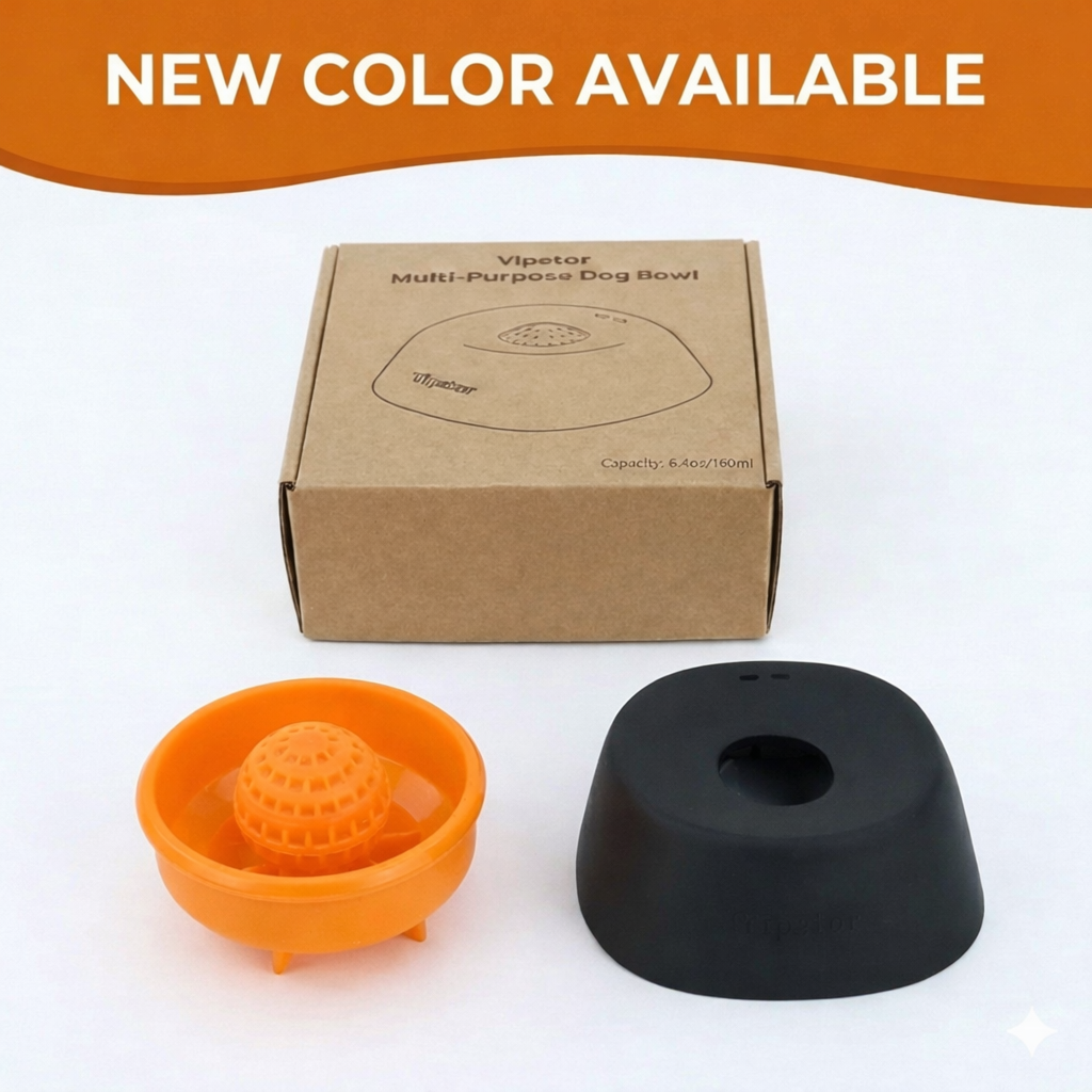 Rotating Lick Bowl 🌀 Interactive Slow Feeder | Anxiety Relief & Mess-Free