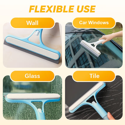 🔥LAST DAY 50% OFF- 3 in 1 Glass Cleaning Spray Squeegee Scraper