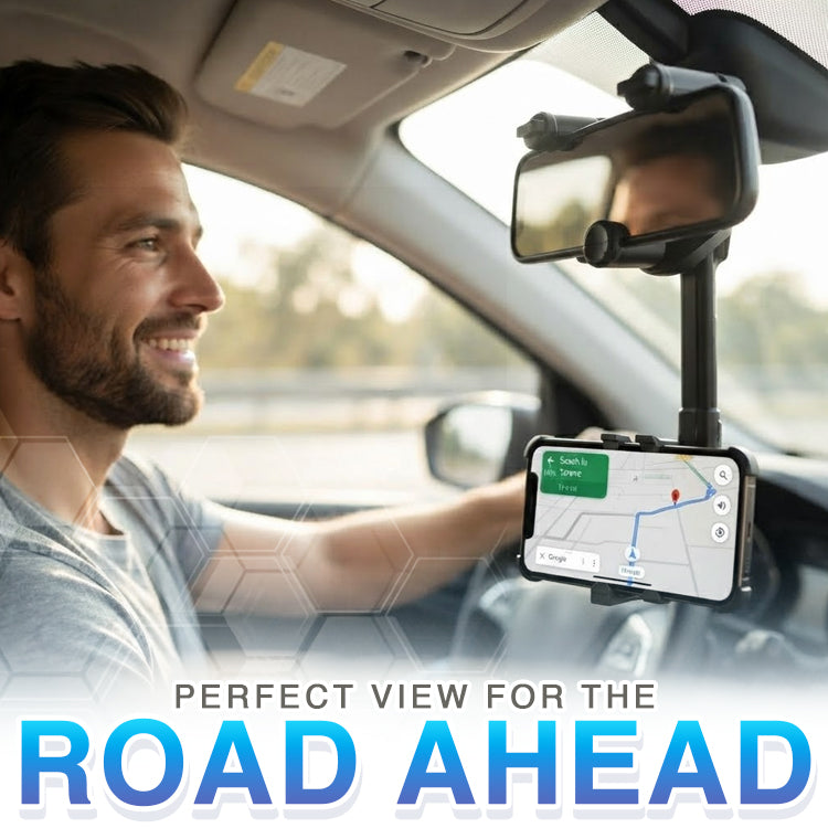 Rearview Mirror Phone Holder