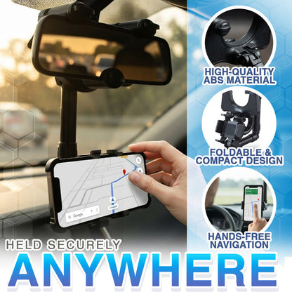 Rearview Mirror Phone Holder