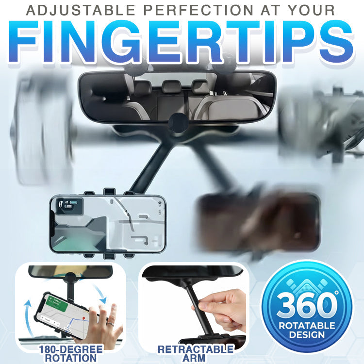 Rearview Mirror Phone Holder