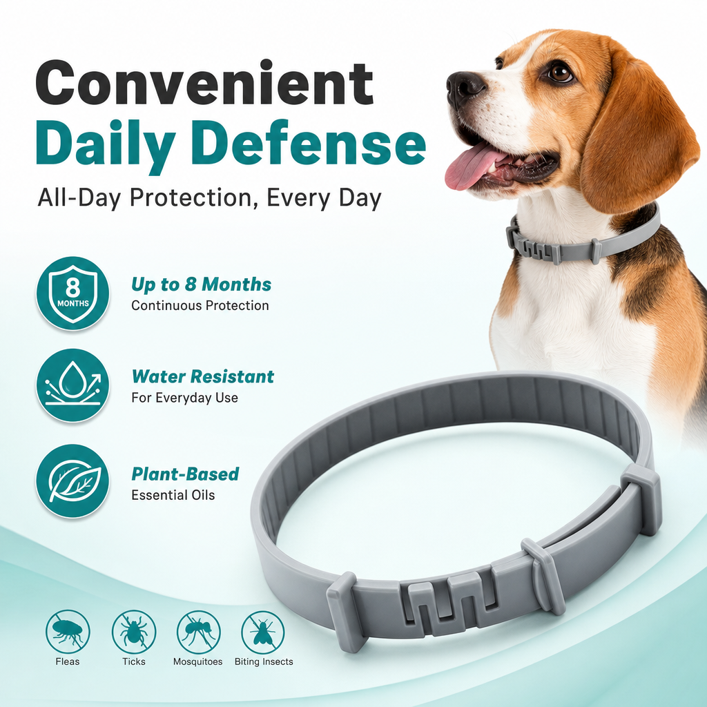 Meloive Flea and Tick Collar for Dogs