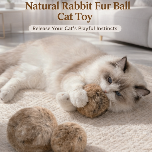 Soft Fluffy Cat Toy Ball (Copy)