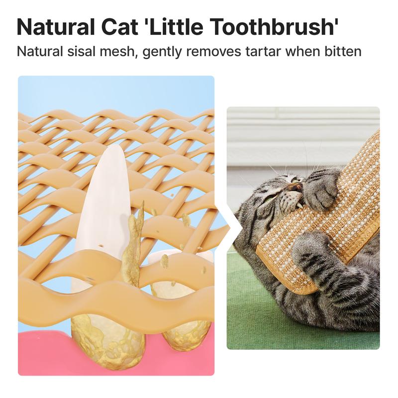 Catnip Kicker Toy: 6000mg Organic Catnip & Durable Sisal Scratching Toy for Indoor Cats & Kittens