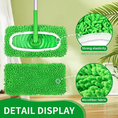 🧹 50% OFF NOW!✨ Washable Microfiber Mop Pads – Reusable, Pet Hair Trapping & Streak-Free Floor Cleaning 🌿