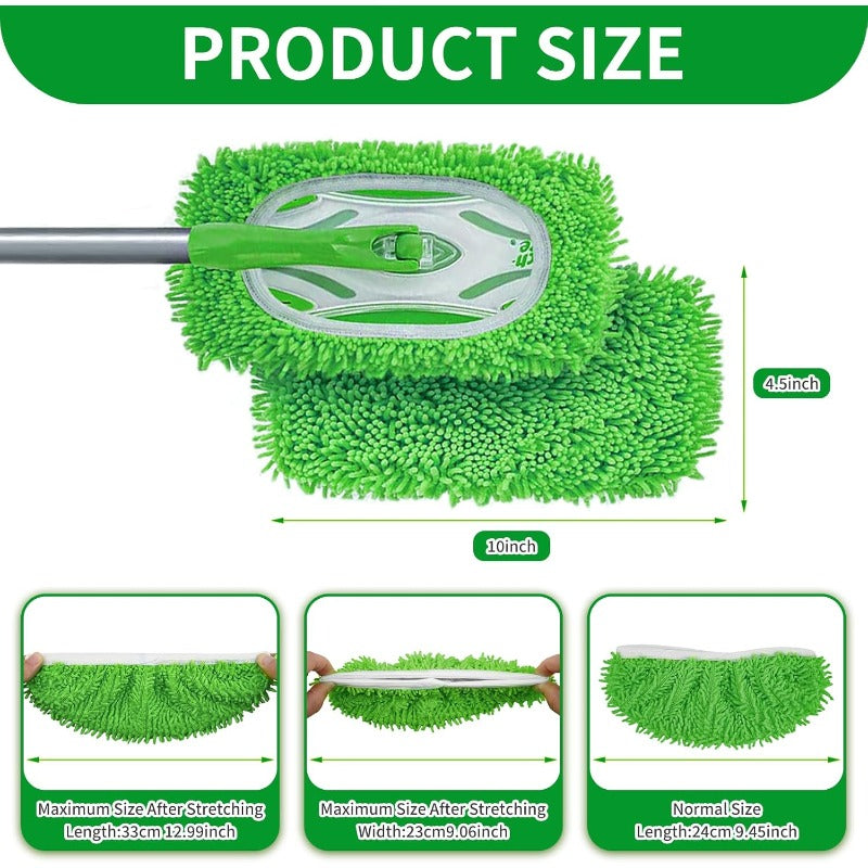 🧹 50% OFF NOW!✨ Washable Microfiber Mop Pads – Reusable, Pet Hair Trapping & Streak-Free Floor Cleaning 🌿