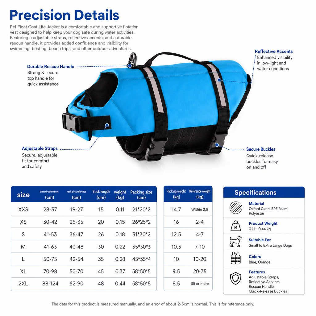 Pet Float Coat Life Jacket