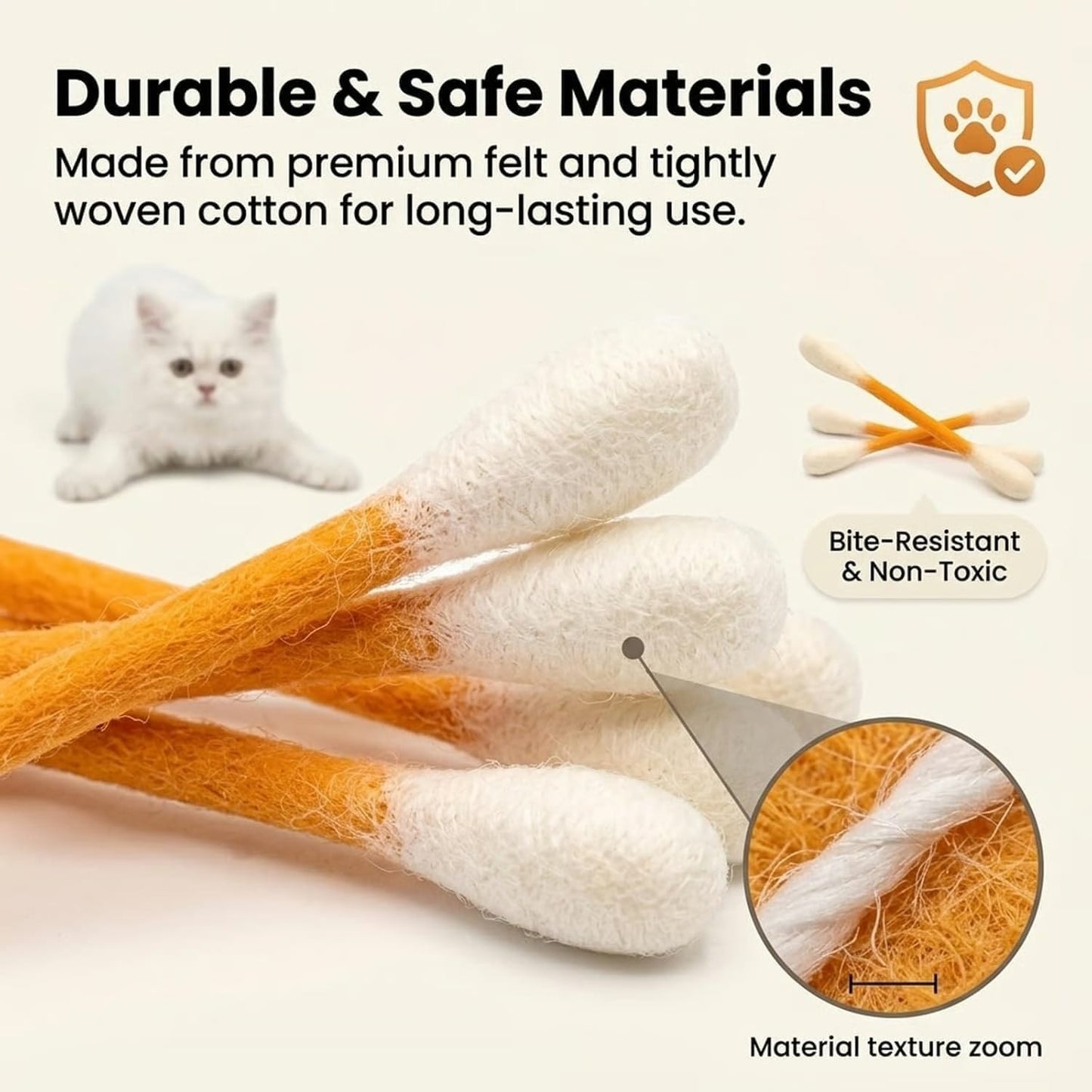 😻 Keep Indoor Cats Happy, Active & Out of Trouble,6PCS Interactive Cat Toy Set
