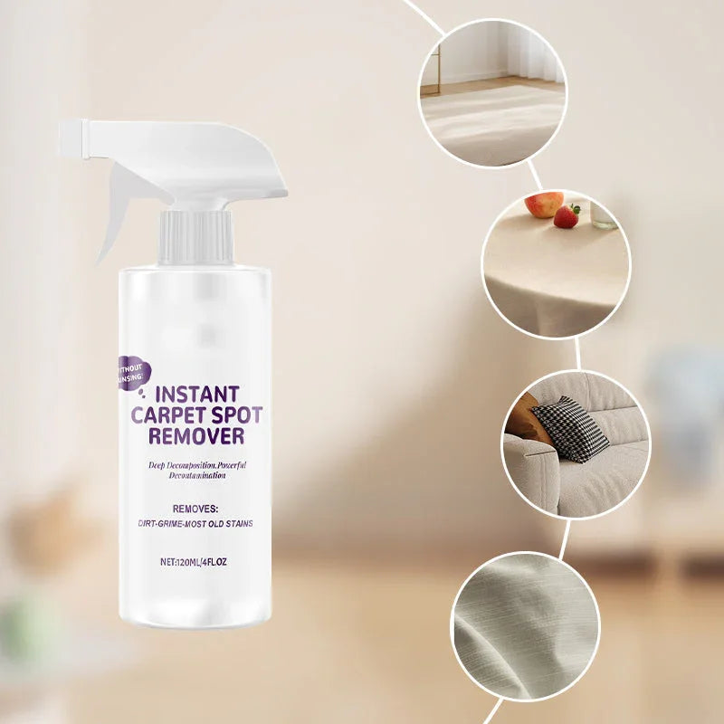 🥳2026 HOT SALE🥳💞50K+ SOLD!☕️🧼 50% OFF! Powerful Carpet Stain Remover – No harsh fumes, hypoallergenic. Fast‑drying formula. Spray, wait, wipe – done. Restores carpet like new. 🏡💚