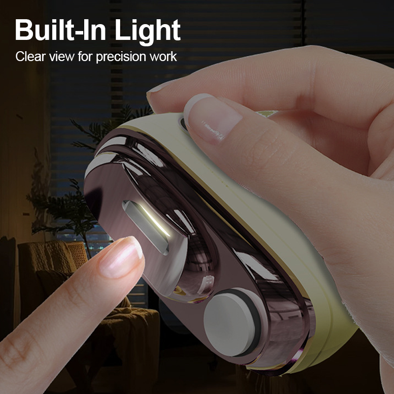 🌟 2-in-1 Smart Electric Nail Clipper & Polisher ✂️💅